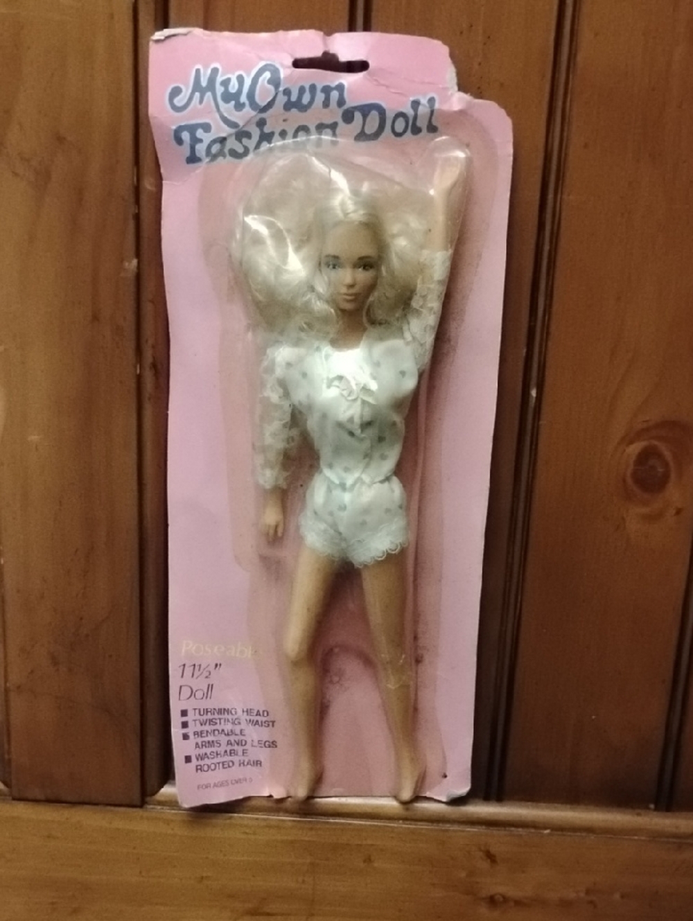 Unbranded Kids Fashion Doll in White Outfit